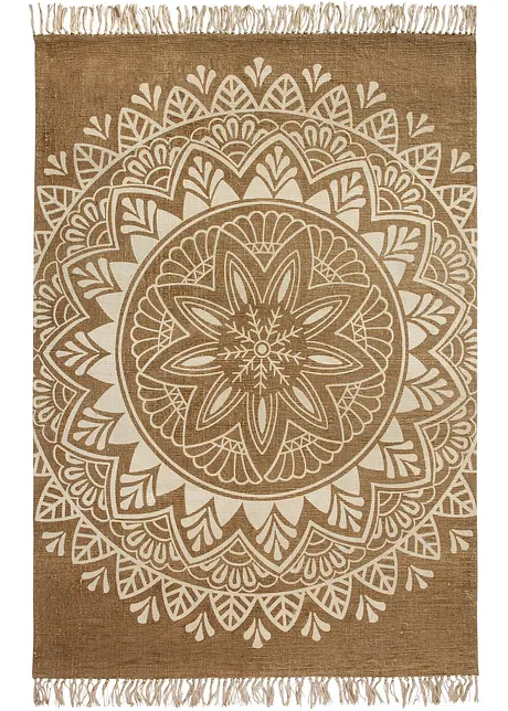 Kelim vloerkleed met franjes en ornament, bpc living bonprix collection