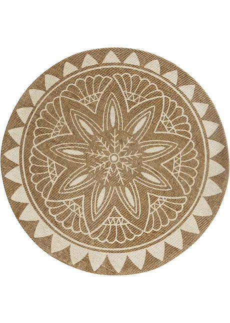 Rond kelim vloerkleed met groot ornament, bpc living bonprix collection