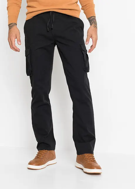 Regular fit cargo broek, straight, bonprix