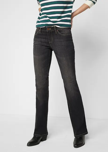 Comfort stretch jeans, bootcut, bonprix