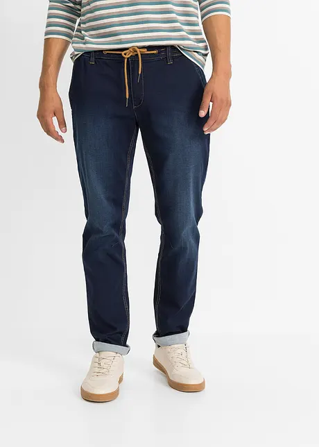 Regular fit sweat instapjeans, tapered, bonprix