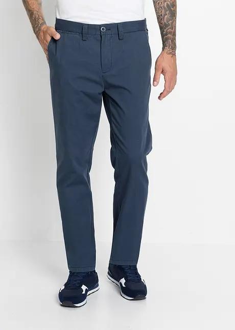 Regular fit chino van puur katoen, straight, bonprix