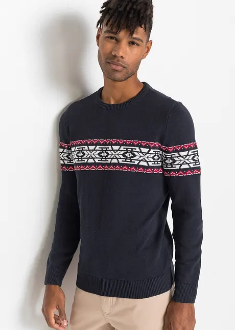 Noorse trui van gerecycled materiaal met comfort fit, bpc bonprix collection