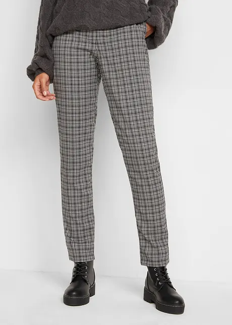 Instapbroek met comfortband, geruit, bonprix