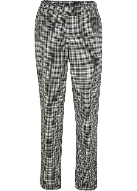 Instapbroek met comfortband, geruit, bonprix