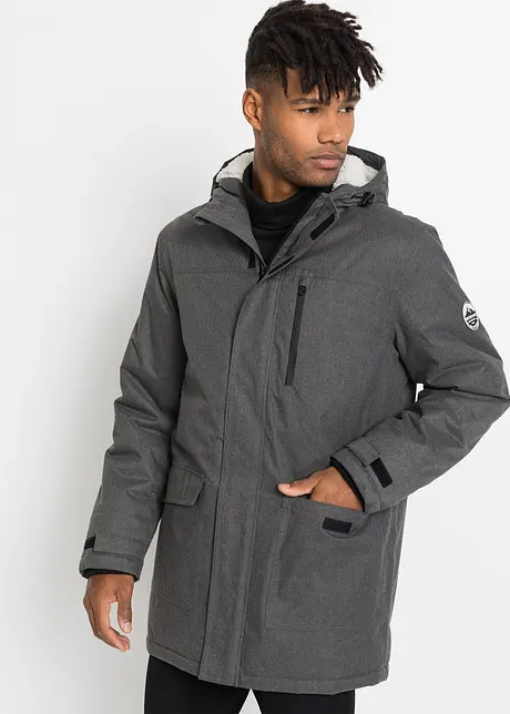 Outdoor parka met teddy fleece, bonprix