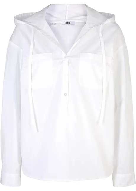 Blouse met capuchon, bonprix