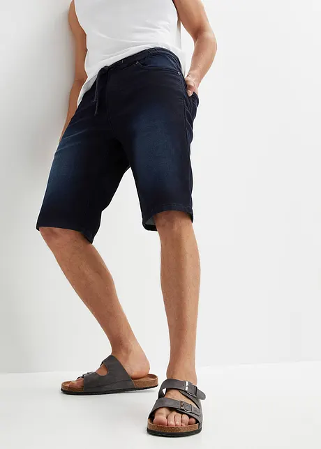 Sweat jeans bermuda met comfort fit, regular fit, bonprix