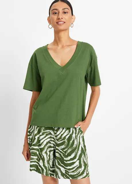 Oversized shirt van biologisch katoen, bonprix