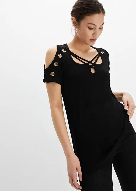 Shirt met straps, bonprix