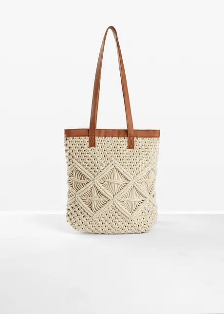 Macramé shopper, bonprix