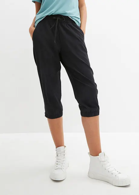 Sneldrogende outdoor broek in caprilengte, bonprix