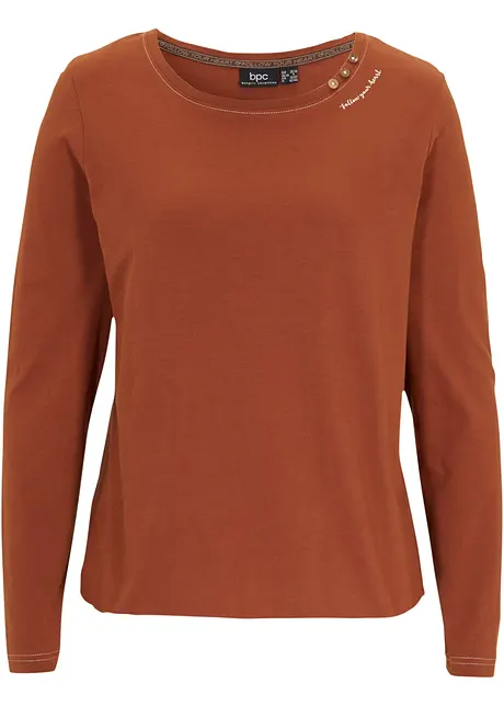 Longsleeve met sierknopen, bonprix