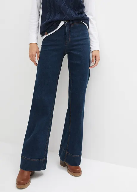 Comfort stretch jeans, wide fit, bonprix