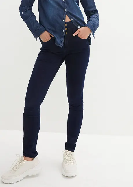 Corrigerende thermojeans, skinny, high waist, bonprix