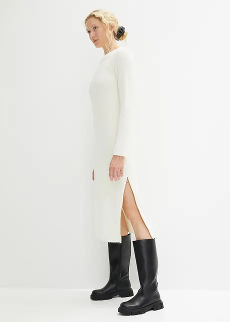Gebreide jurk met ritssluiting, RAINBOW