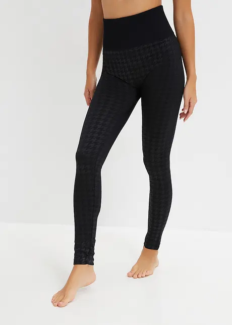 Naadloze thermo legging met zachte binnenkant en pied-de-poule, bonprix