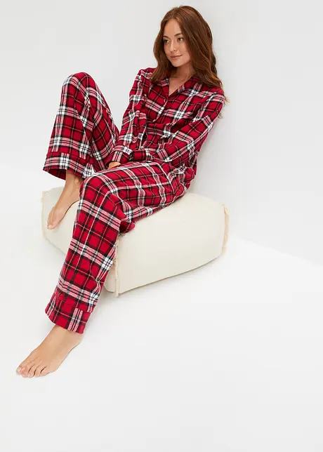 Geweven pyjama van flanel (2-dlg. set), bonprix