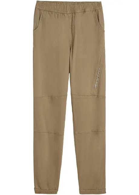 Jongens twill thermo instapbroek, loose fit, bonprix
