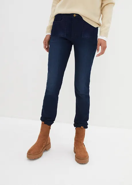 High-waist mom thermojeans met comfortband, bpc bonprix collection