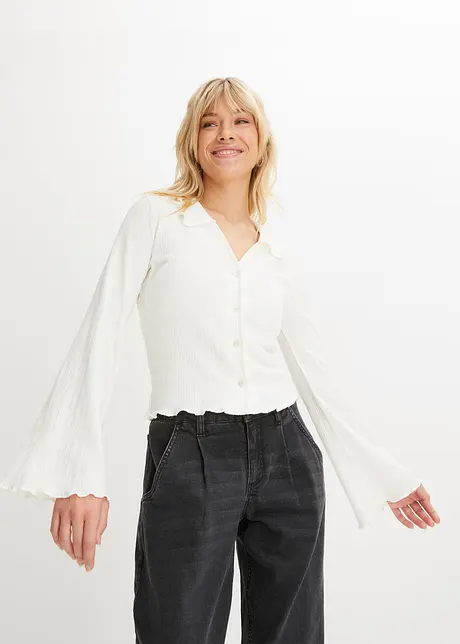 Longsleeve met structuur, RAINBOW