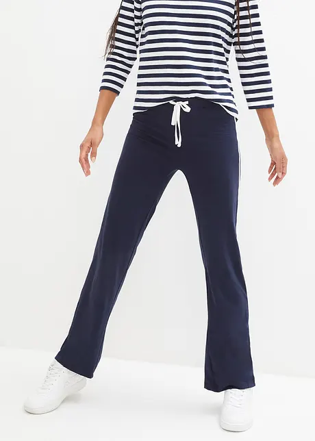 Jersey broek met stretch, straight, bonprix