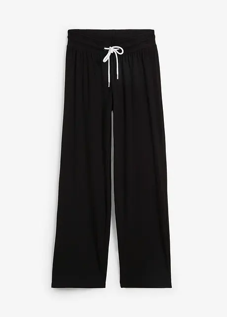 Jersey broek met biologischi katoen en stretch, bonprix