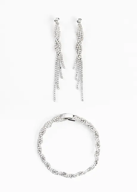 Armband en oorringen (3-dlg. set), bpc bonprix collection