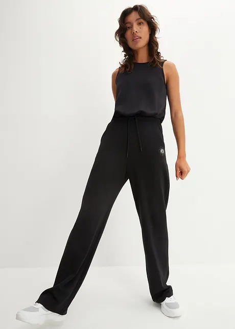 Ultrasofte scuba sport jumpsuit met wijde pijpen, sneldrogend, bonprix