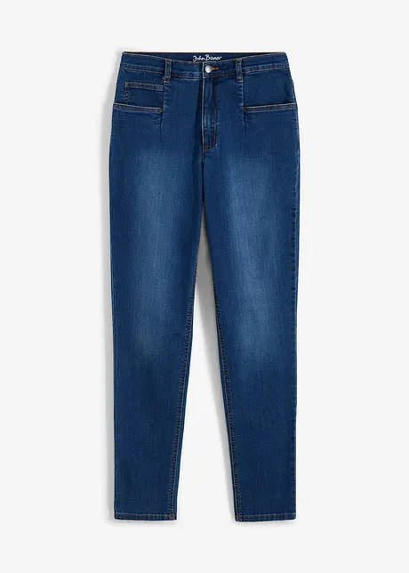Stretch mom jeans, high waist, bonprix