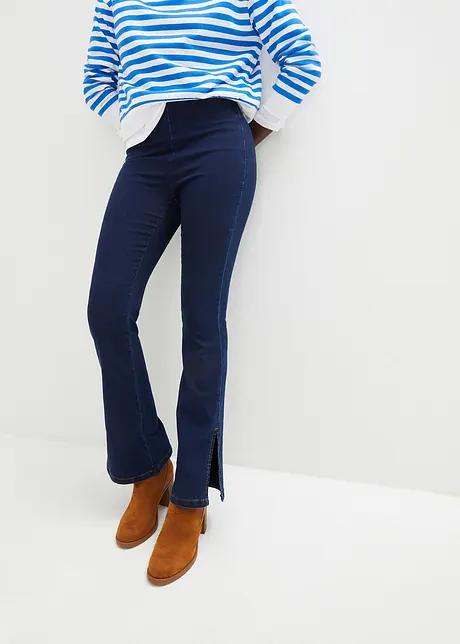 Flared stretch jegging, high waist, John Baner JEANSWEAR