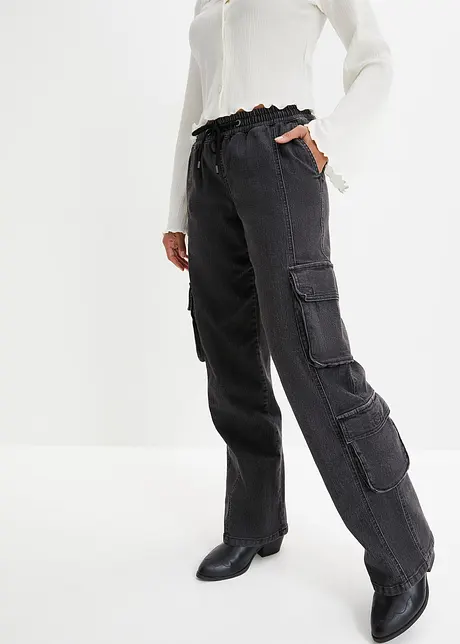 Cargo jeans in wijd model, RAINBOW