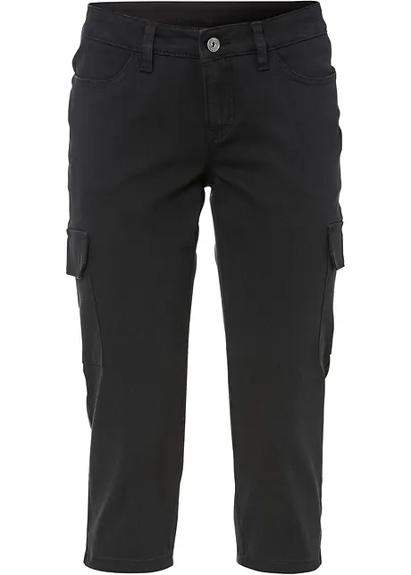 Capri broek van elastische katoenmix, bonprix