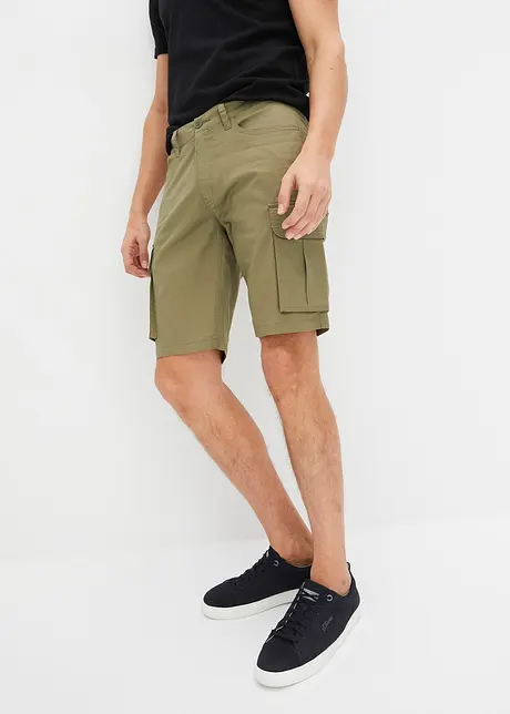 Stretch cargo bermuda, regular fit, bonprix