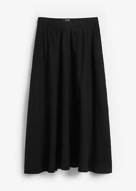 Midirok van een soepel vallende linnenmix, bonprix