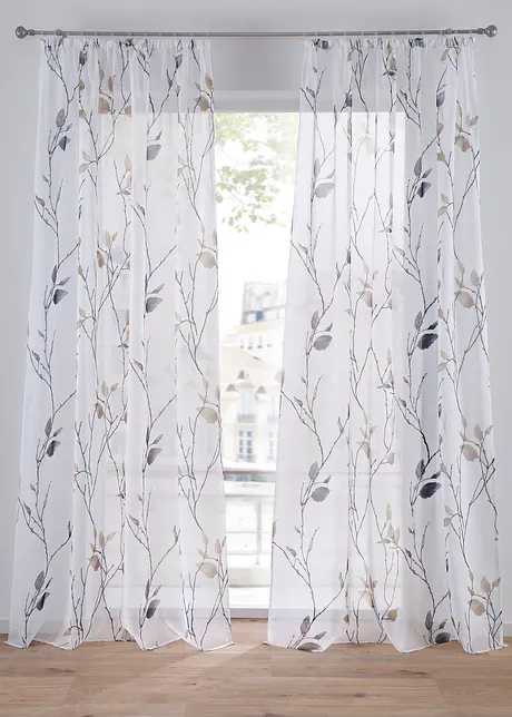 Gordijn met gerecycled polyester (1 stuk), bonprix