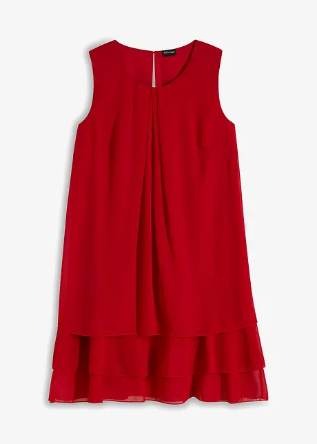 Chiffon jurk van gerecycled polyester, bonprix