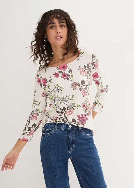 Shirt met bloemenprint, bonprix