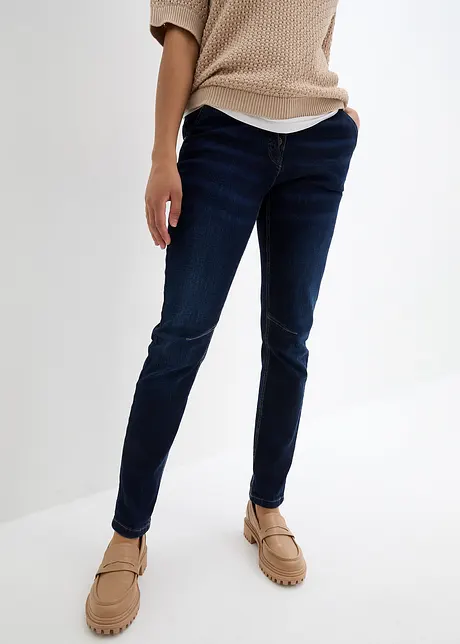 Stretch boyfriend jeans met comfortband, bonprix