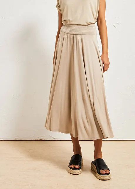 Midi rok met split, bonprix