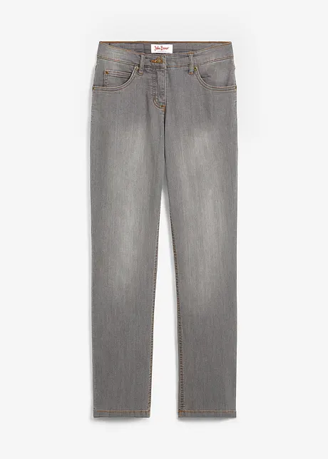 Straight jeans mid waist, stretch, bonprix