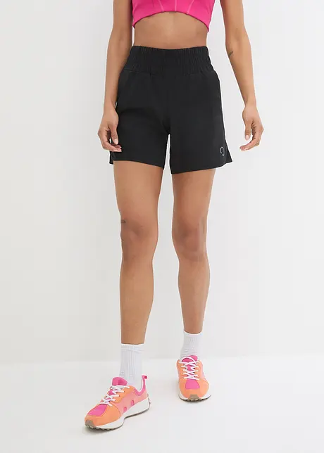 Sneldrogende outdoor short met gesmokte band, bonprix