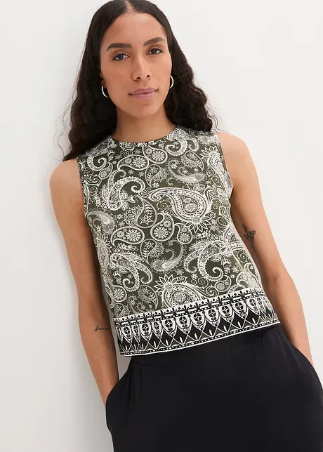 Top met paisley, bonprix