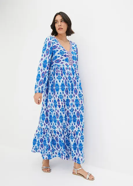 Gedessineerde tuniekjurk van viscose, BODYFLIRT