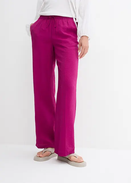 Marlene broek met elastische tailleband van viscosemix, bonprix