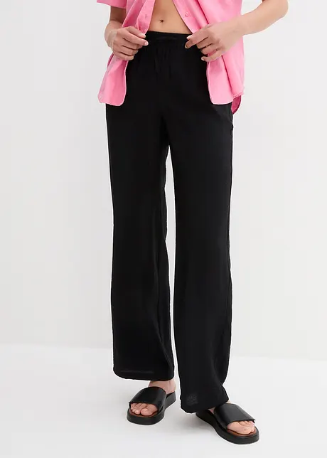 Marlene broek met elastische tailleband van viscosemix, bonprix