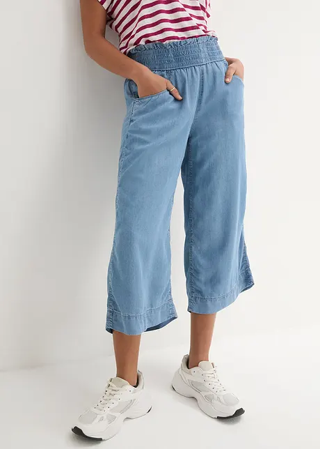 Lichte, zomerse culotte met brede comfortband, bonprix