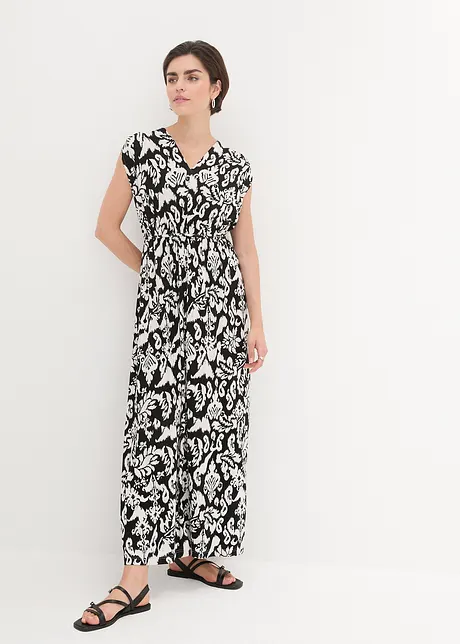 Jersey maxi jurk met viscose, bonprix