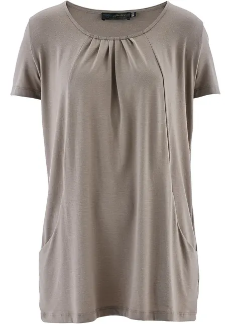 Longshirt met viscose, bonprix