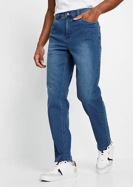 Classic fit power stretch jeans met T-400 en comfort fit, tapered, bonprix